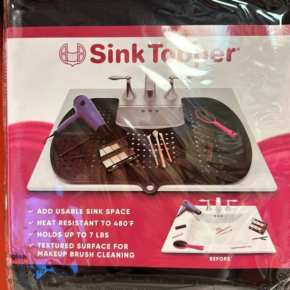 Sink topper silicone rubber